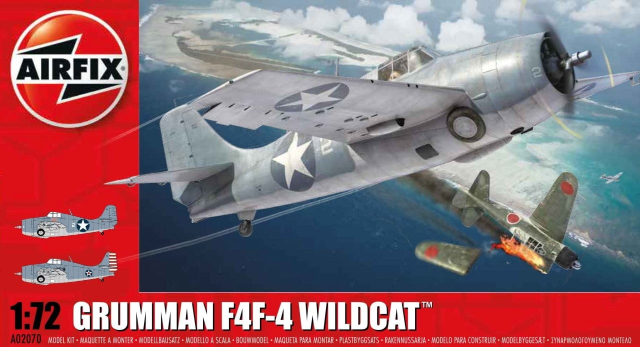 Grumman F4f 4 Wildcat Best Model Kit