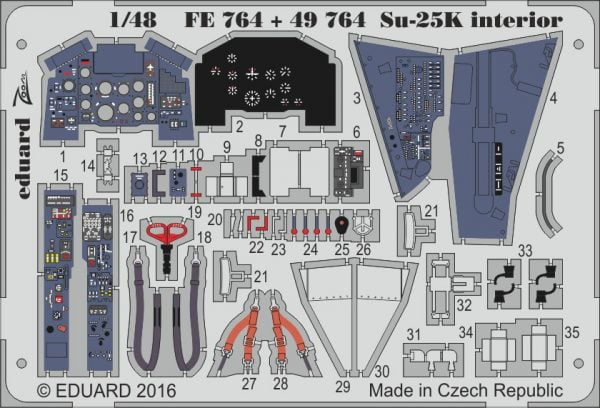 Su-25K Interior 1/48 (Smer)