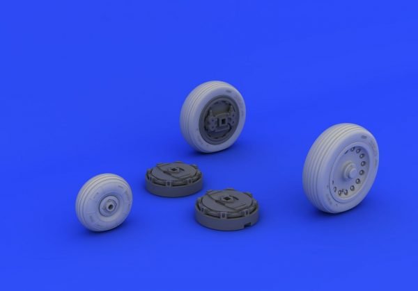 Mirage IIIc Wheels 1/32 Brassin (Italeri) – Image 2