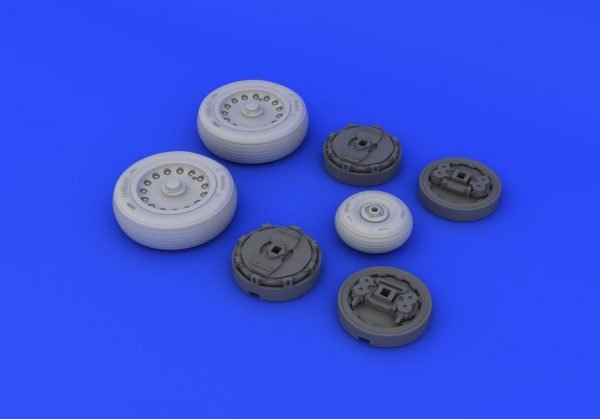 Mirage IIIc Wheels 1/32 Brassin (Italeri) – Image 4