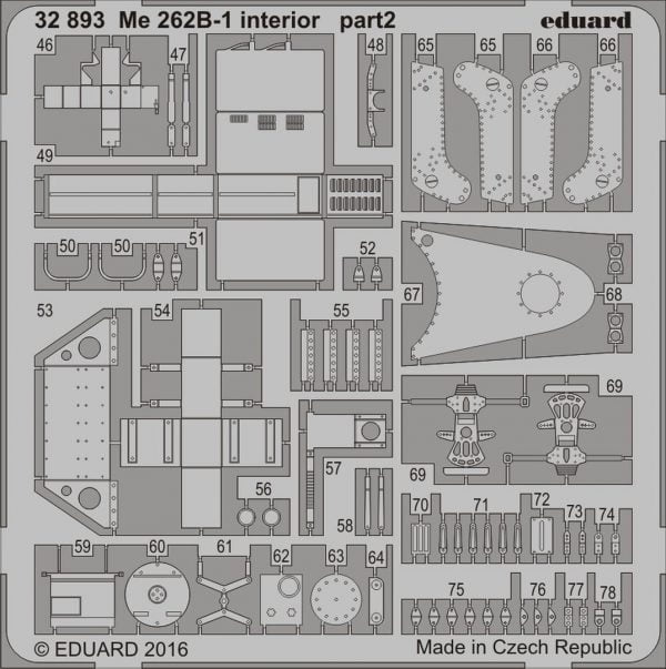 Me 262B-1 Interior 1/32 (Revell) – Image 2