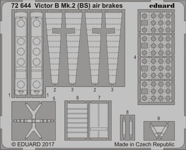 Victor B Mk.2 (BS) Air Brakes 1/72  (Airfix)