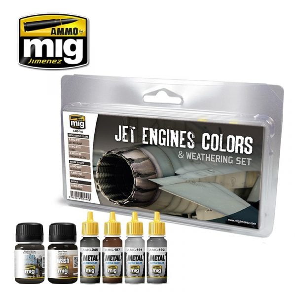 Jet Engines Colors and Weathering SET