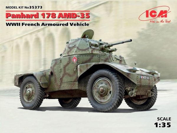 Panhard 178 AMD-35 WWII French Armoured Vehicle