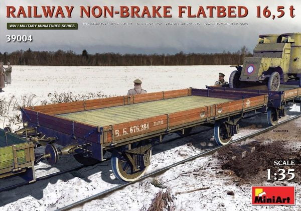 Railway Non-Brake FlatBed 16,5t