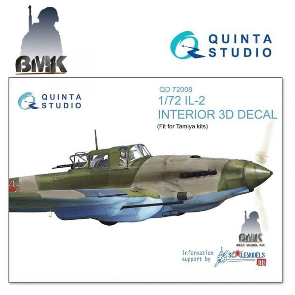 IL-2 Sturmovik (for Tamiya) INTERIOR 3D* Decal 1/72