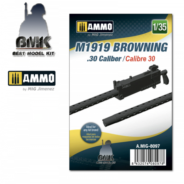 M1919 Browning cal.30 1/35