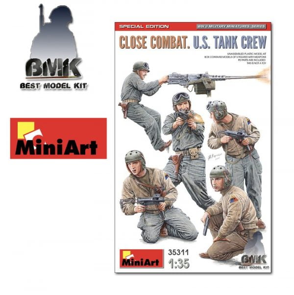 Close Combat U.S. Tank Crew Special Edition (5 Figs.)