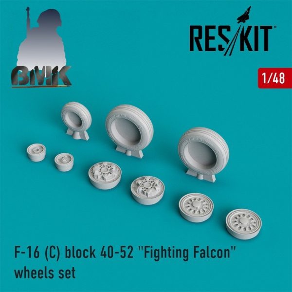 F-16 (C) block 40-52 "Fighting Falcon" Wheels Set 1/48