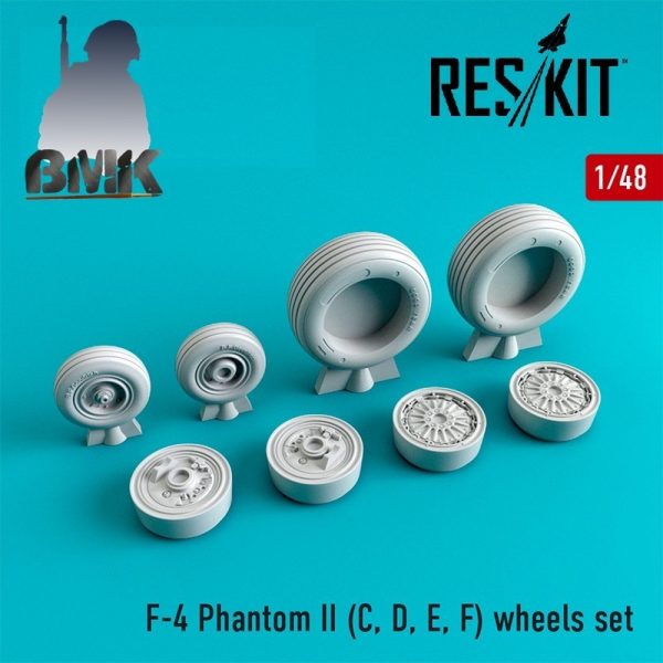 F-4 Phantom II (C,D,E,F) Wheels Set 1/48