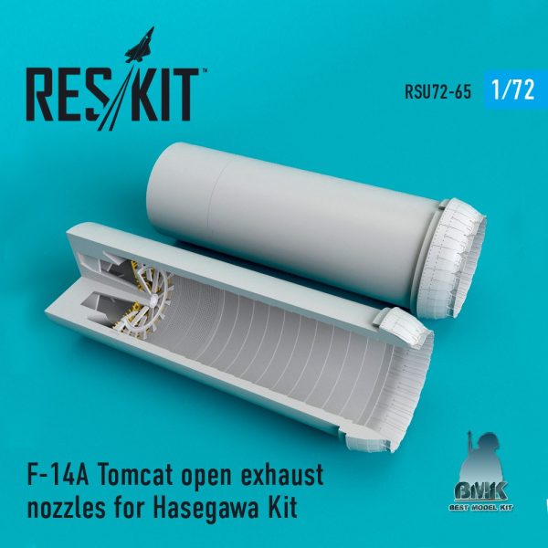 F-14A OPEN Exhaust Nozzles for Hasegawa 1/72