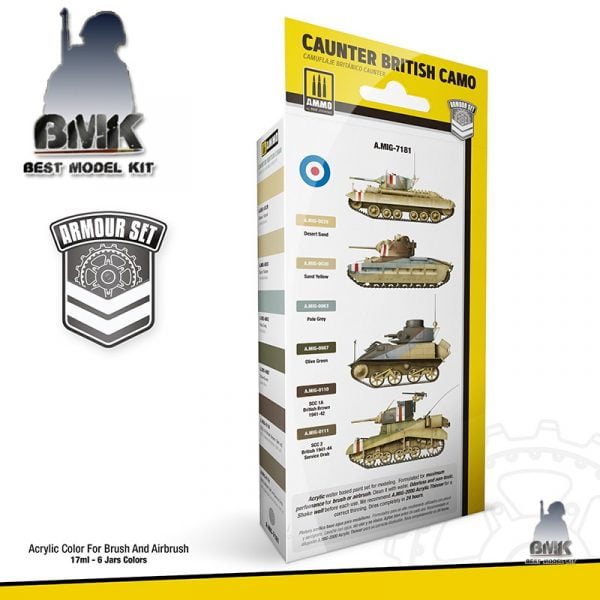 Caunter British Camo Armour Colors Set – Image 2