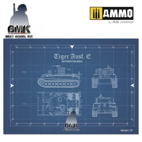 Tiger Ausf.E – VISUAL MODELERS GUIDE (MULTILINGUAL) – Image 11