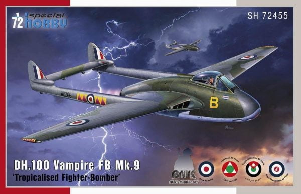 DH.100 Vampire FB.Mk.9 Tropicalised Fighter Bomber