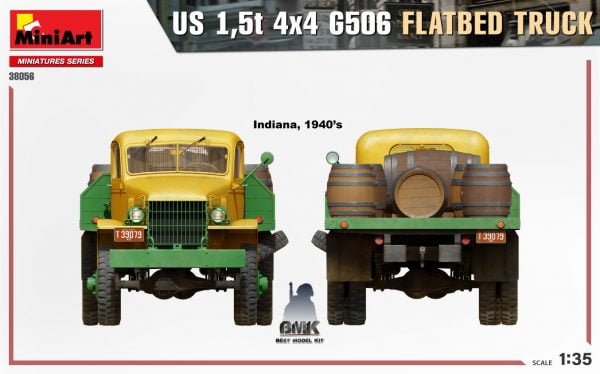 US 1,5t 4x4 G506 Flatbed Truck – Image 4