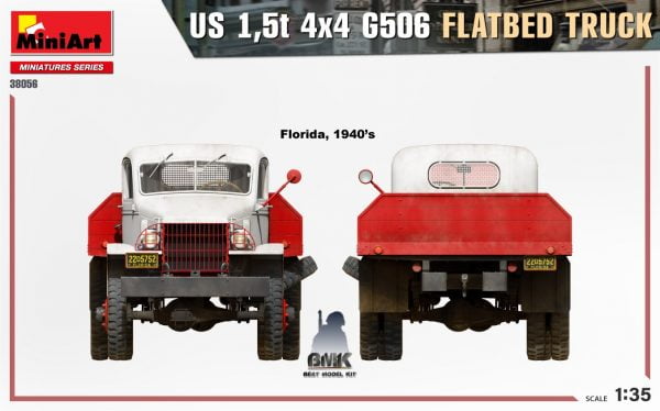 US 1,5t 4x4 G506 Flatbed Truck – Image 6