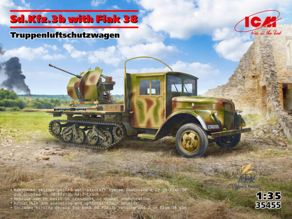 Sd.Kfz.3b w/ Flak 38 AA Gun