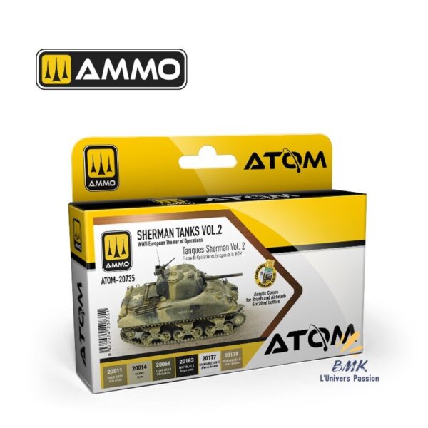 ATOM Set - Sherman Tank Vol.2 (WWII European Theater of Operations) Colors Set